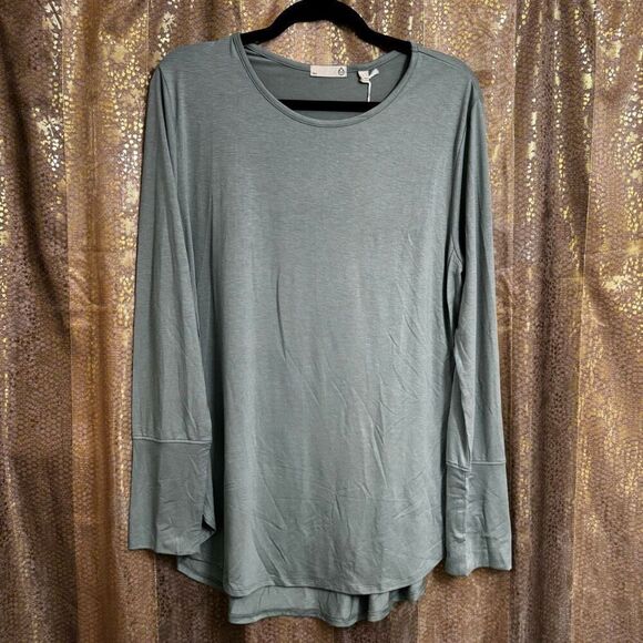 Tasc Performace Tops - Tasc Long Sleeve Micro Modal Stretchy Sage Green Jenny Top Large NWT